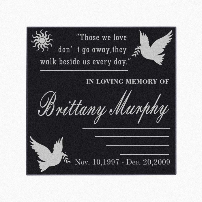 Custom Marble Tombstone Custom Name Date to Commemorate Memorial Stone of Your Loved One, Cemetery Marker Headstone Monument - Peace Pigeon