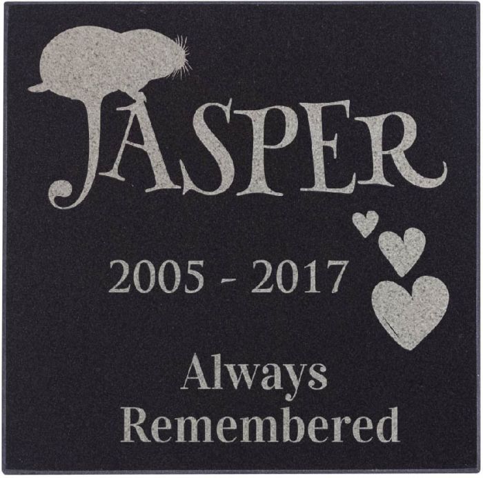 Personalized Hamster Memorial Stones Customized Hamster Headstones - Always Remembered