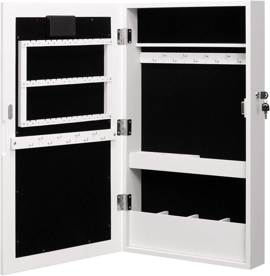 Wall Mount LED Light Mirror Cabinet