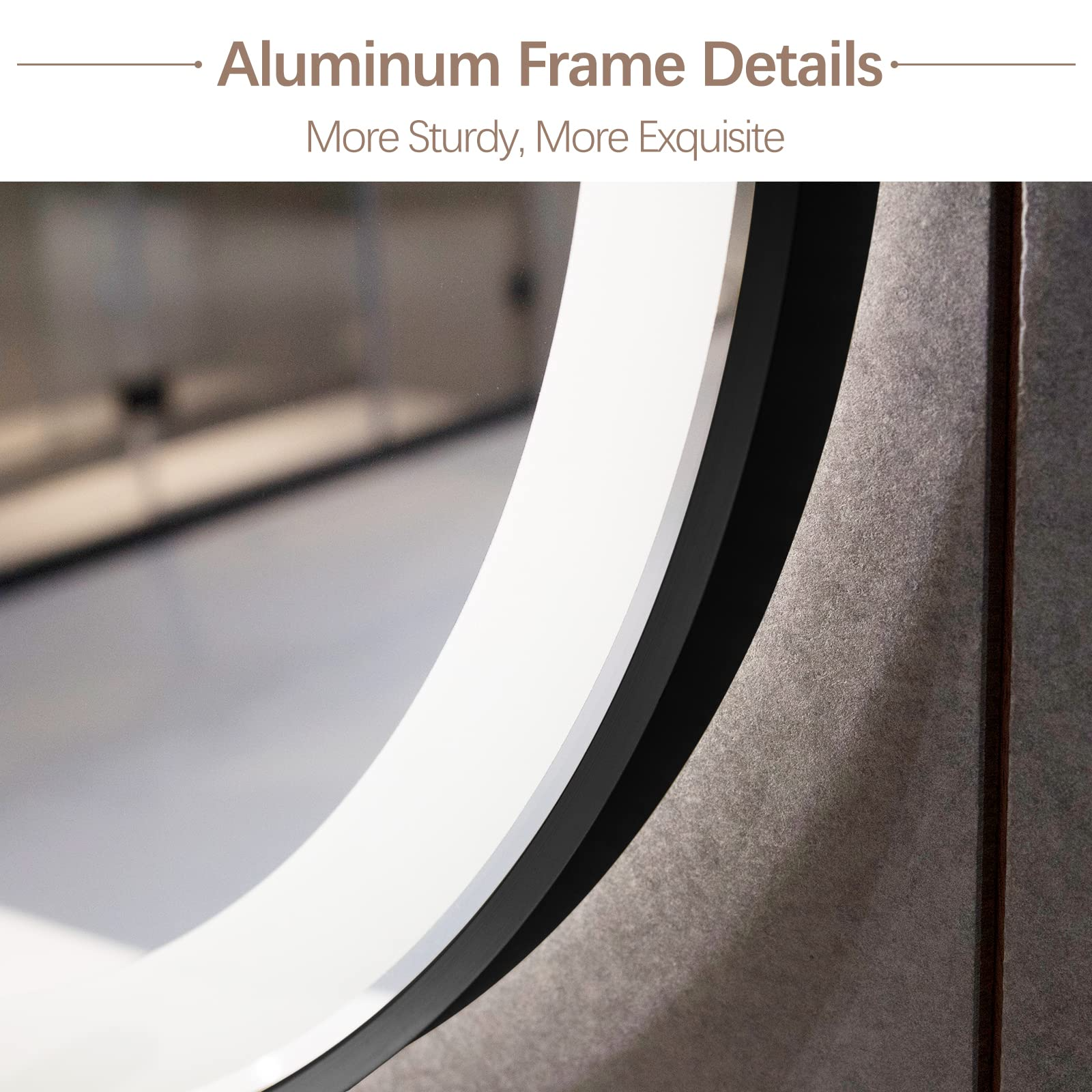 Oval LED Bathroom Mirror