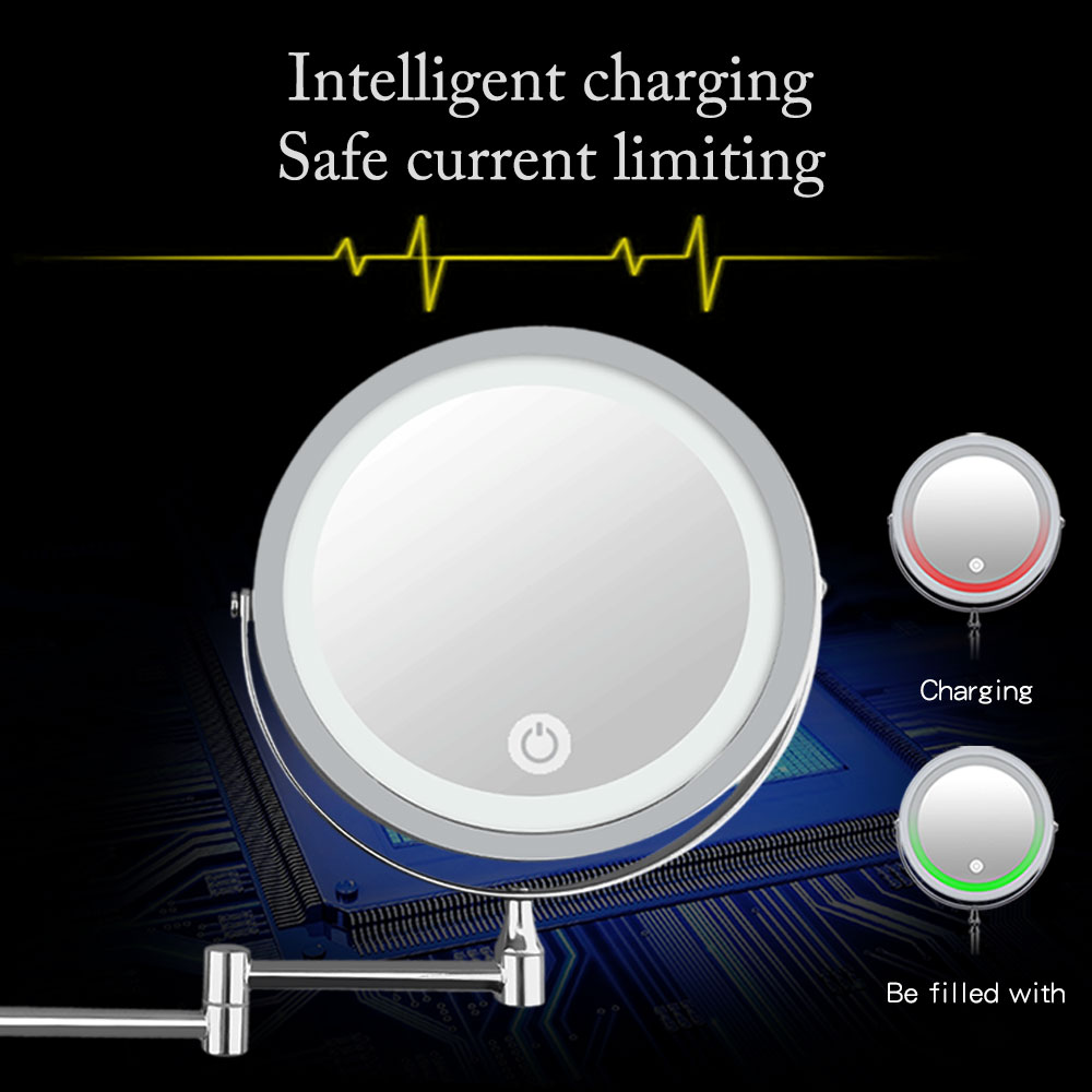 LED Wall Mounted Makeup Mirror-D