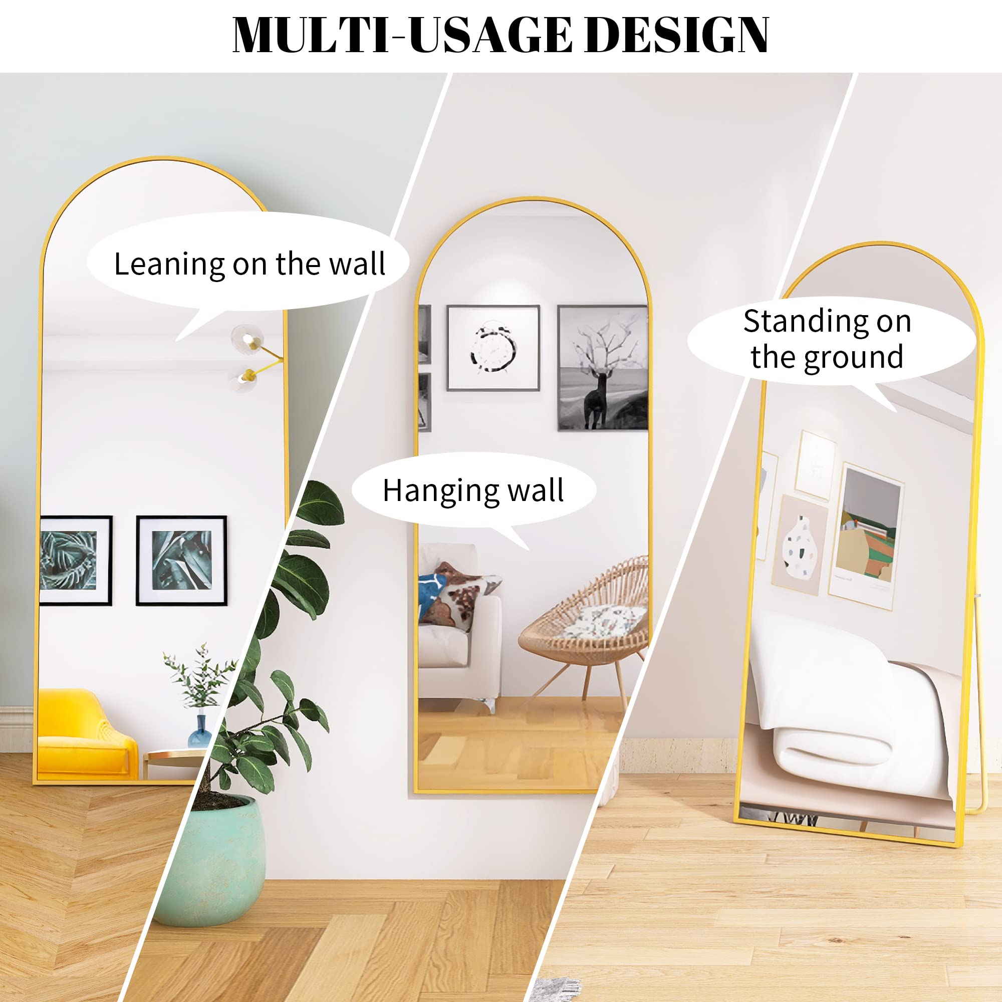 Arched Full Length Mirror