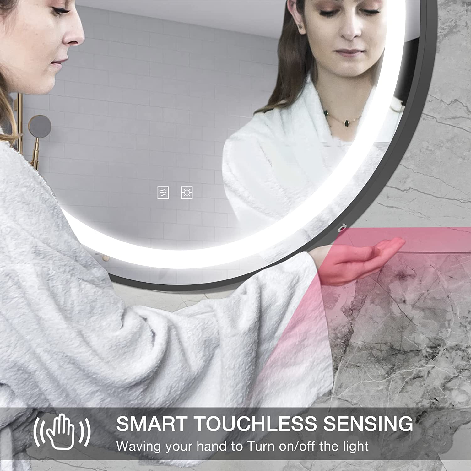 LED Bathroom Mirror-Round