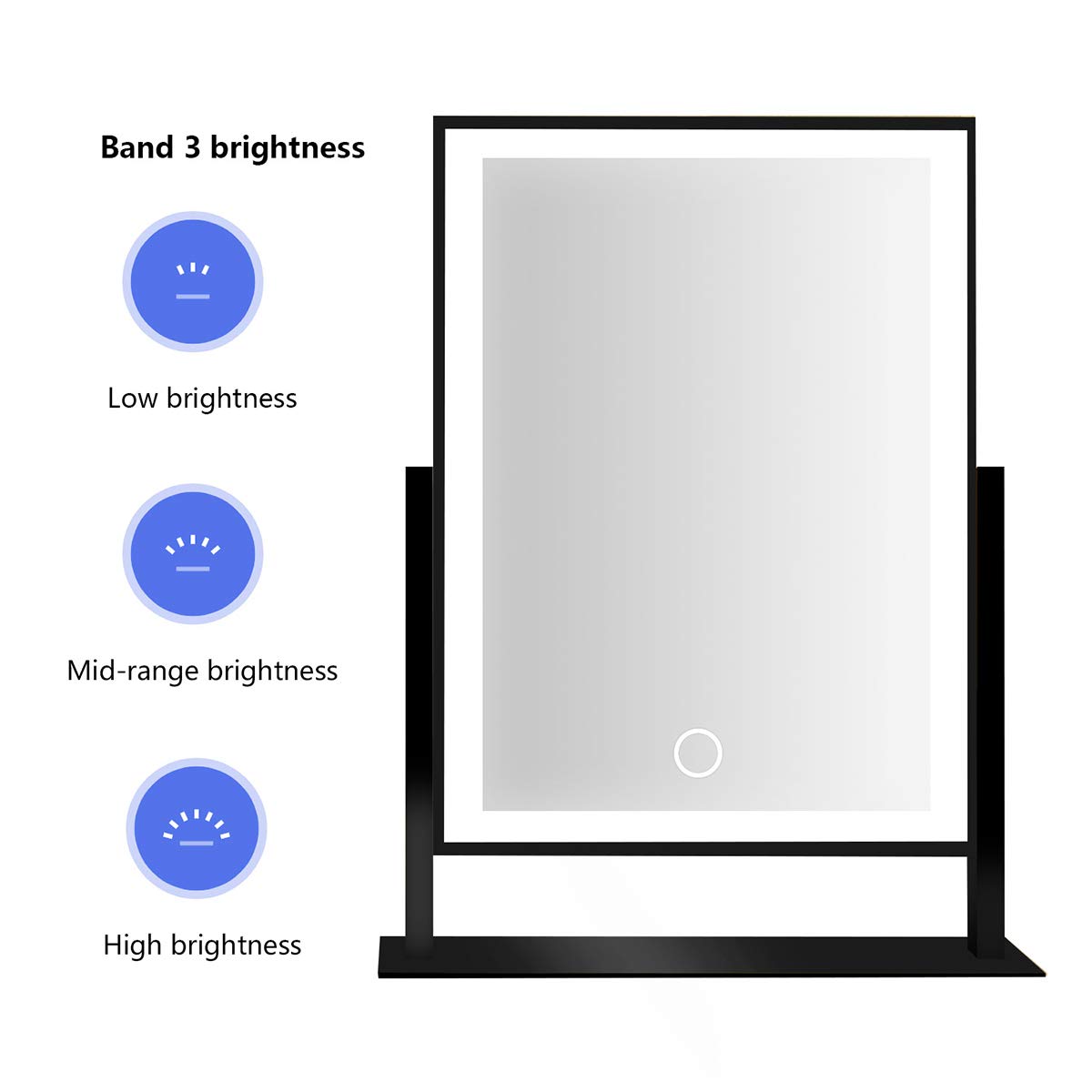 LED Desktop Mirror-Q