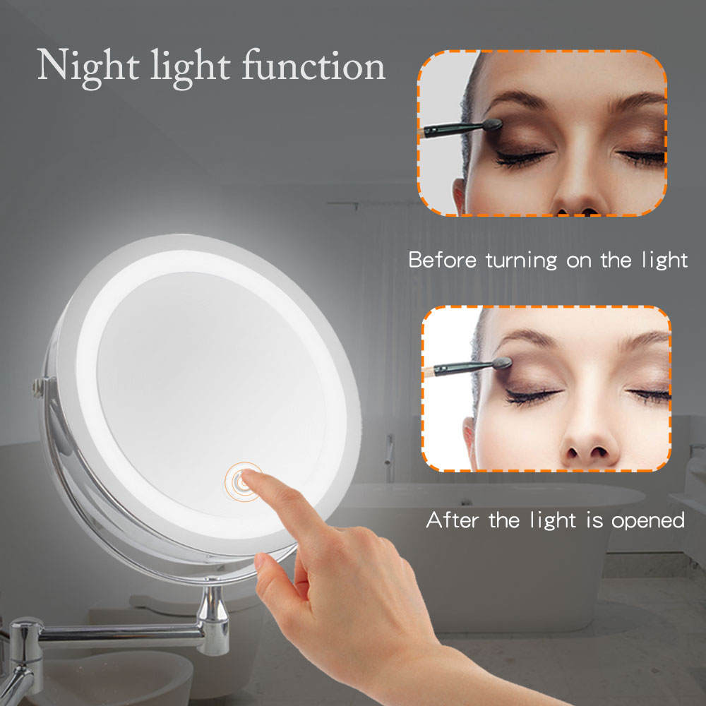 LED Wall Mounted Makeup Mirror-D