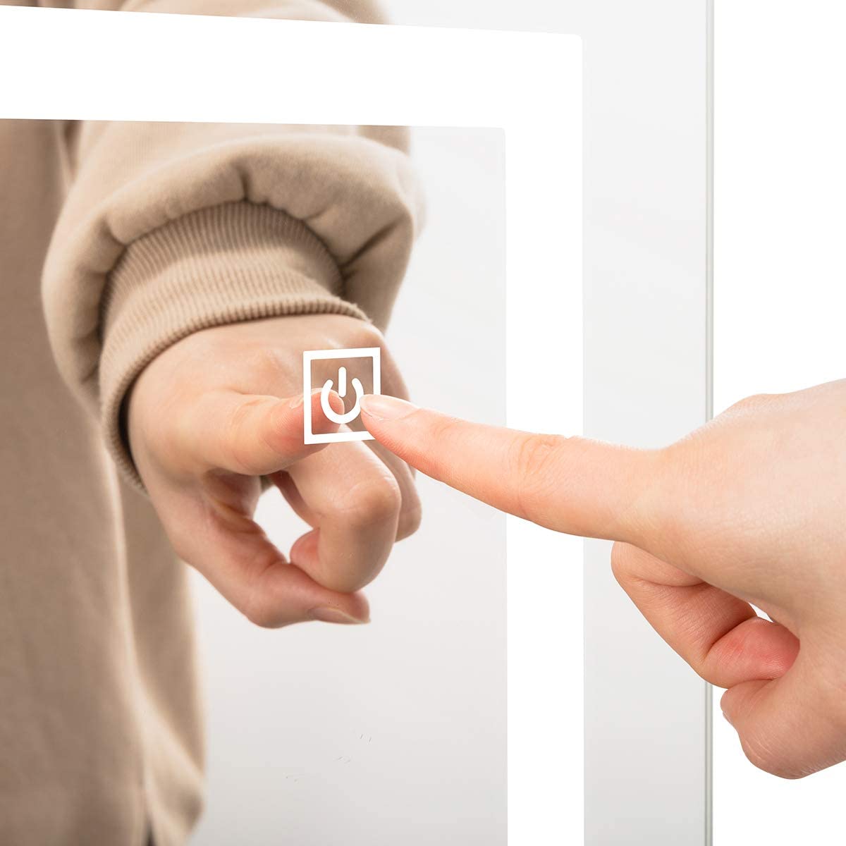 Wall Mount LED Light Mirror Cabinet