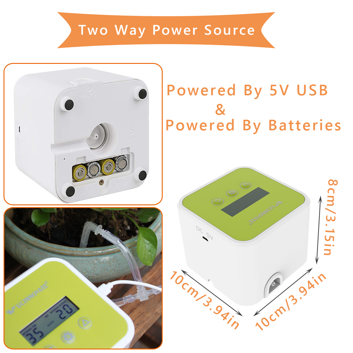 Automatic Drip Irrigation Kit, Indoor Plants Self Watering System with Watering Timer,Watering Equipment for Potted Plants