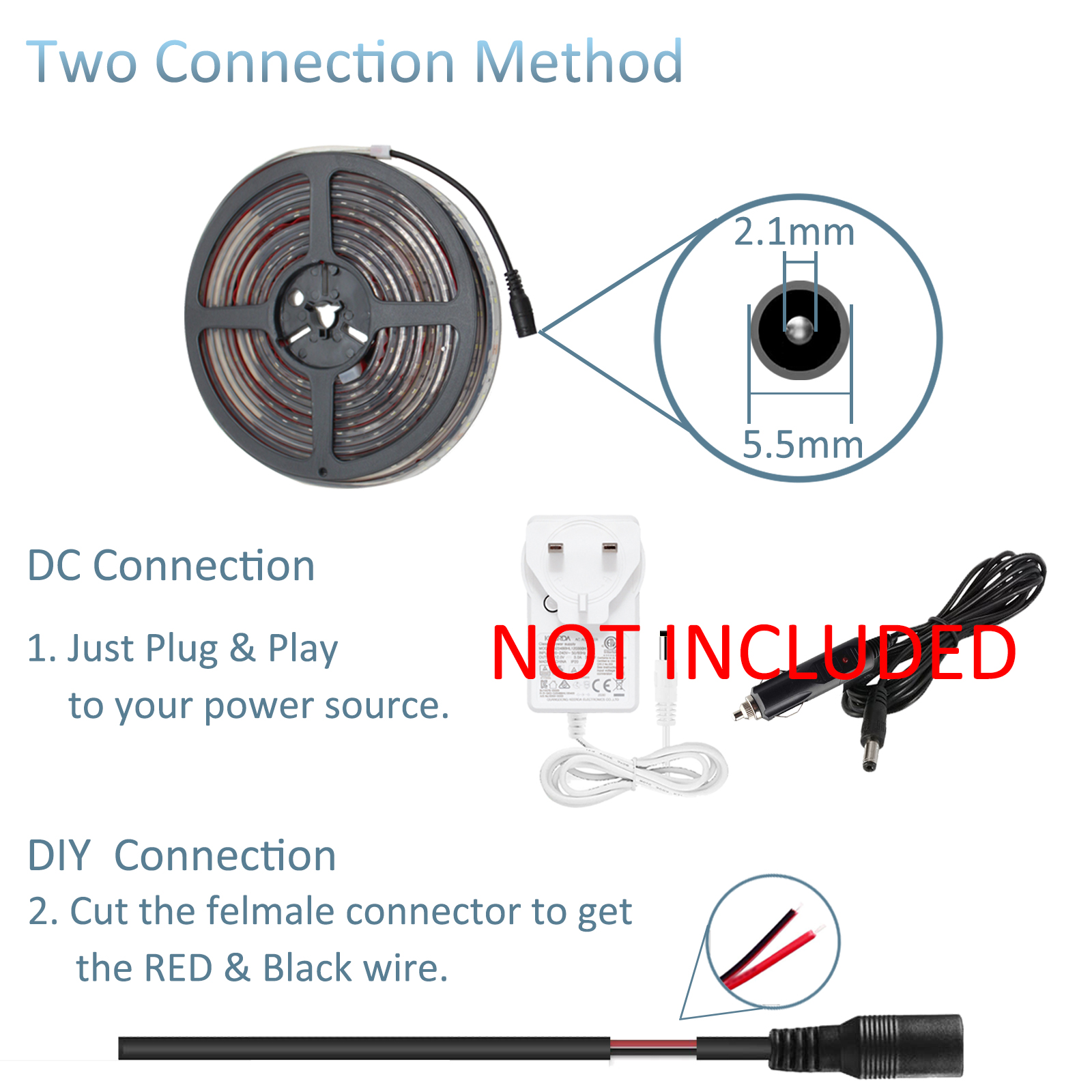 UCINNOVATE 16.4ftLED Boat Light Strip, Marine Waterproof LED Strips, Boat PontoonInterior Light for Boat Deck Light, Accent Light, Courtesy Interior Lights, Fishing Night,12V (Natural White)