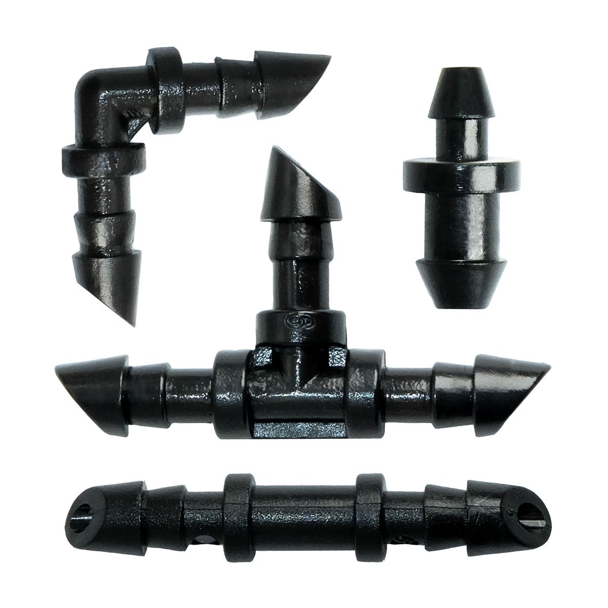 UCINNOVATE Irrigation Fittings Kit, Pipe Hose Barbed Connectors for 1/