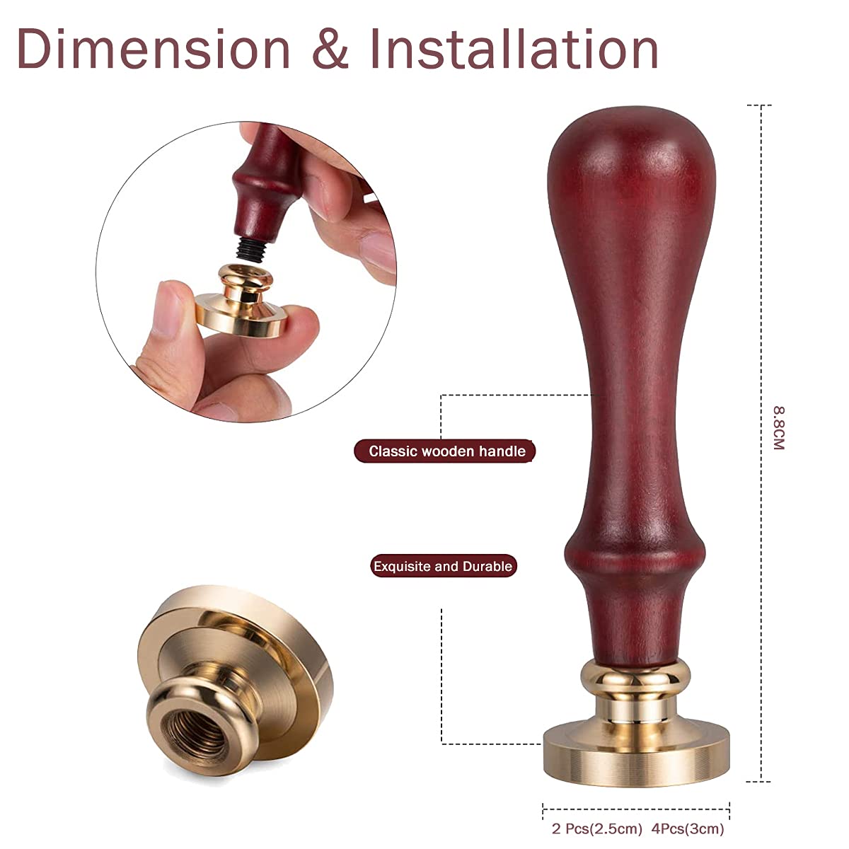 UCINNOVATE Dreamcatcher Wax Seal Stamp for Christmas Gift, Cards Envelopes, Invitations, Wine Packages