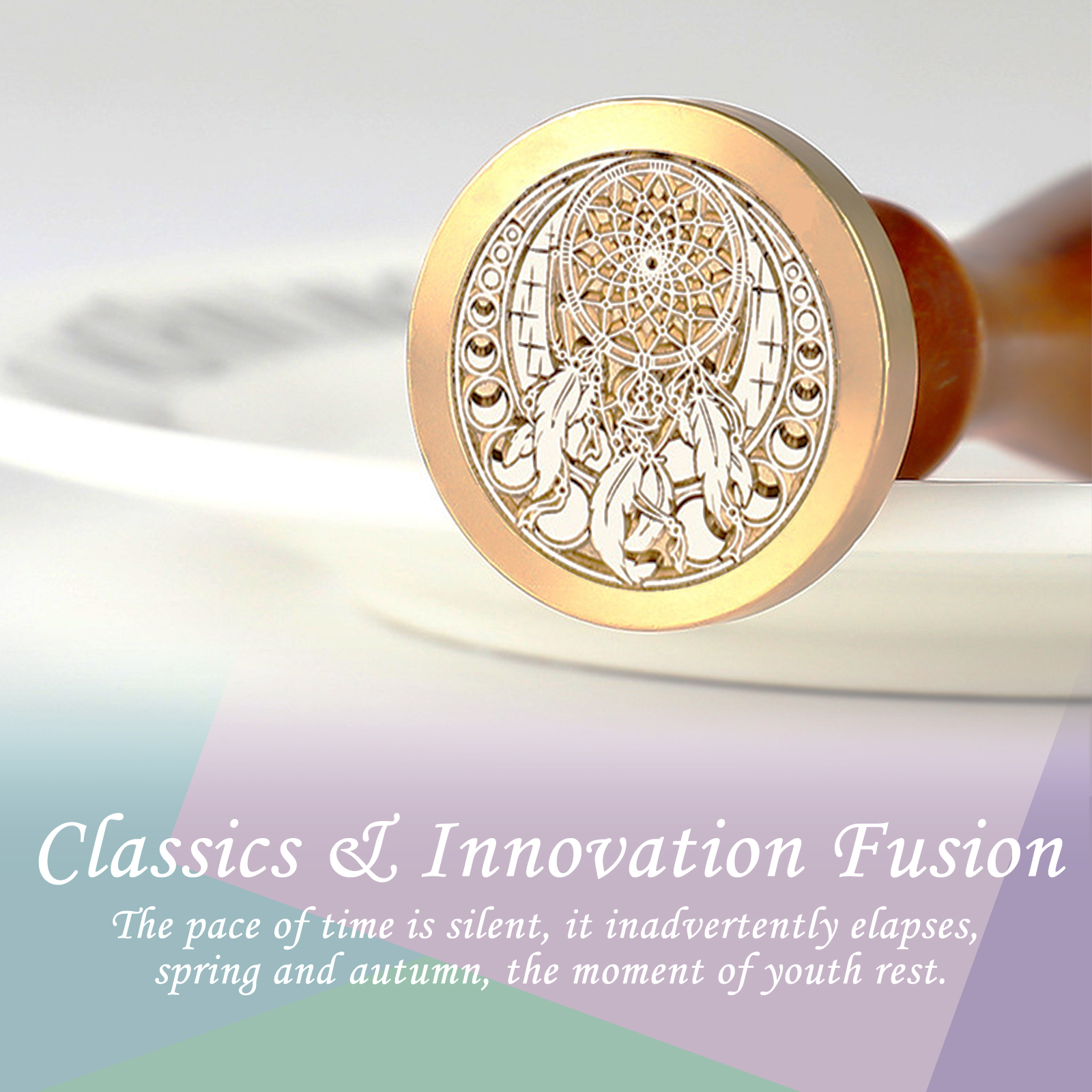 UCINNOVATE Dreamcatcher Wax Seal Stamp for Christmas Gift, Cards Envelopes, Invitations, Wine Packages