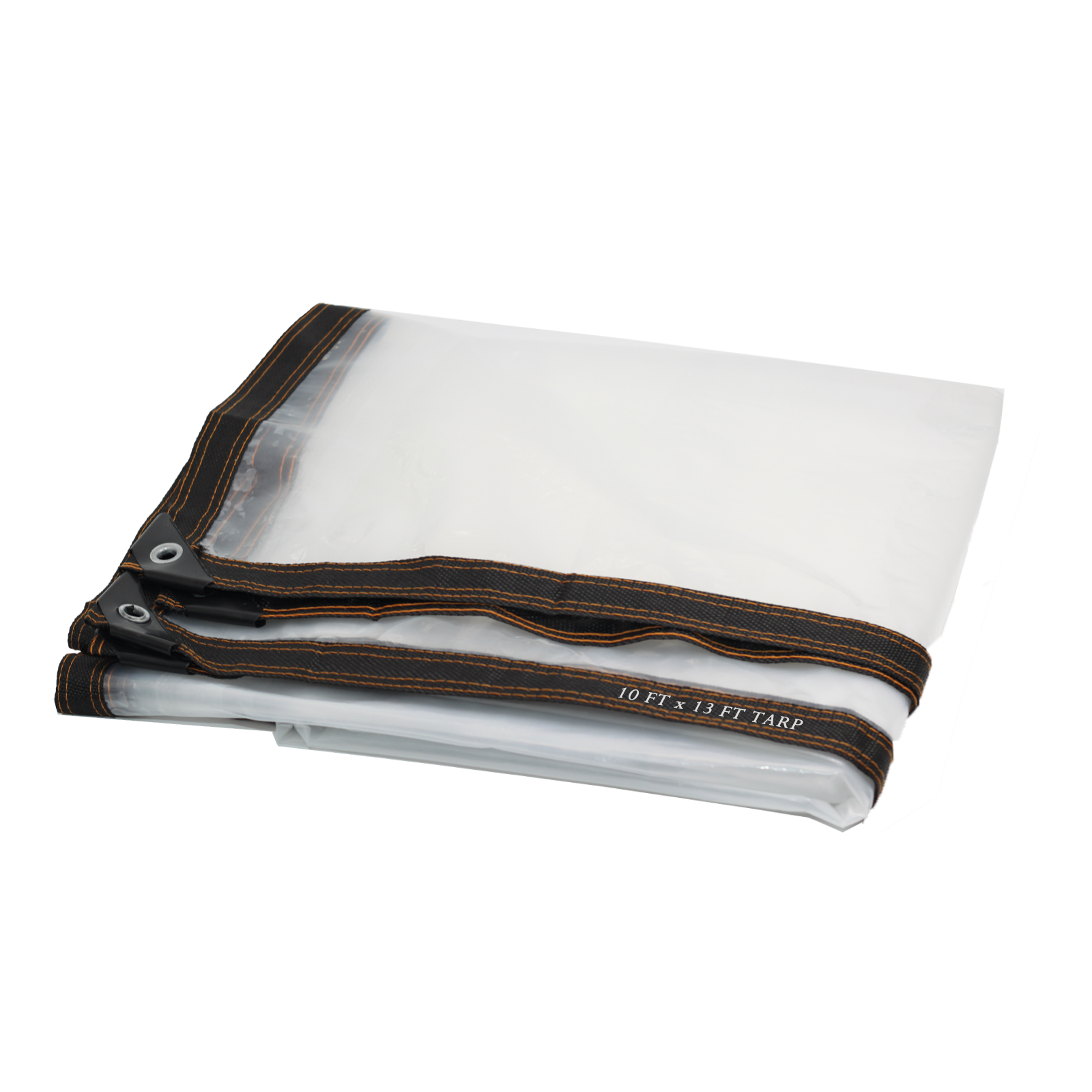 UCINNOVATE 10 x 13 ft Clear Plastic Tarp Cover Dustproof Waterproof Shed Cloth with Grommets