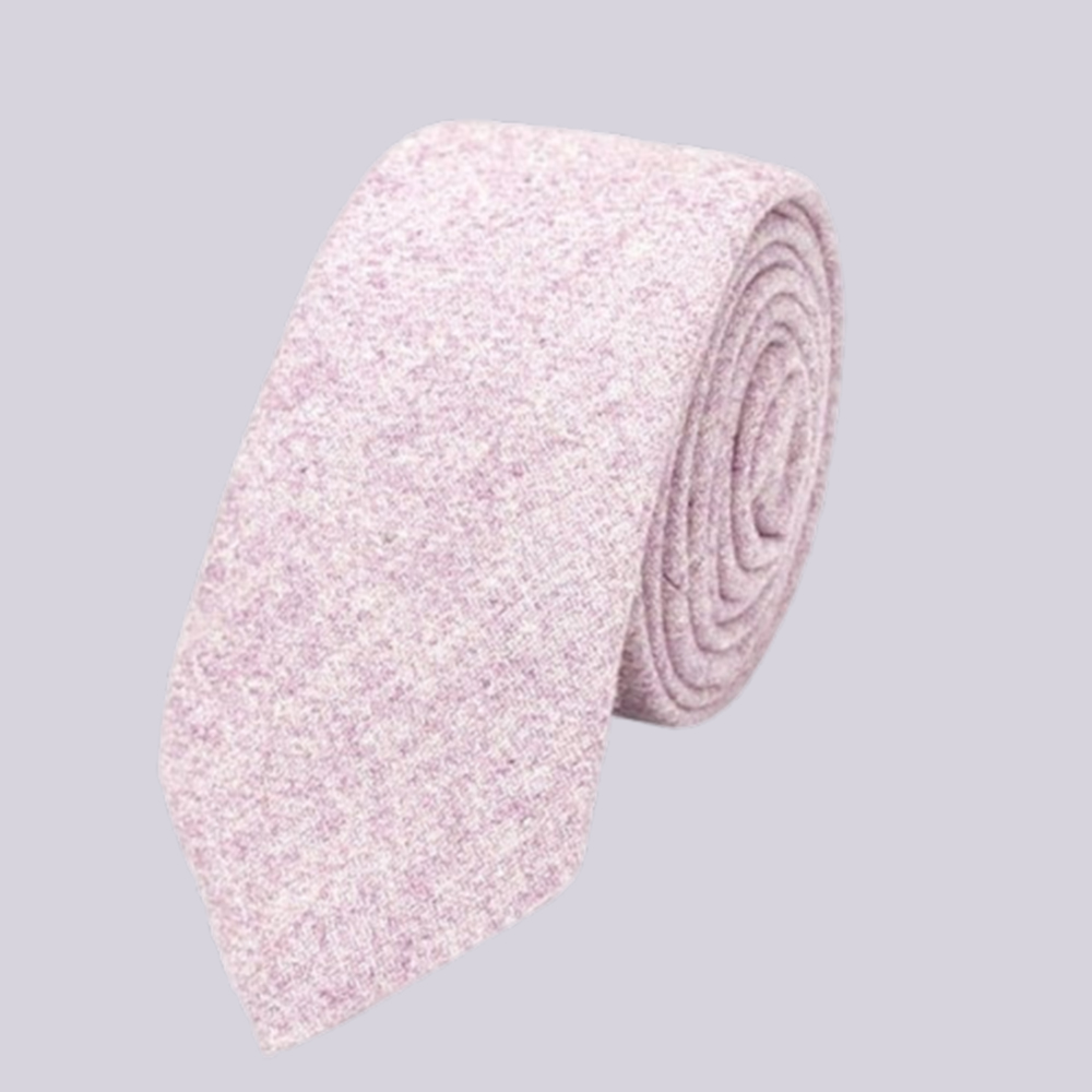 Vindgeluk Tweed-stropdasset met moderne pasvorm voor heren