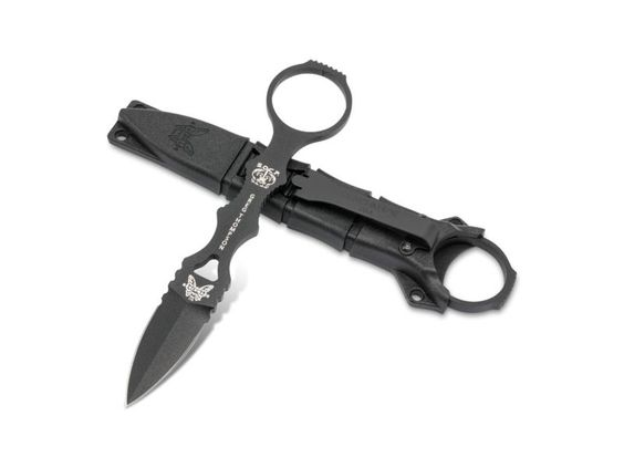 Benchmade SOCP Dagger Fixed Blade Knife (3.22" Black) 176BK