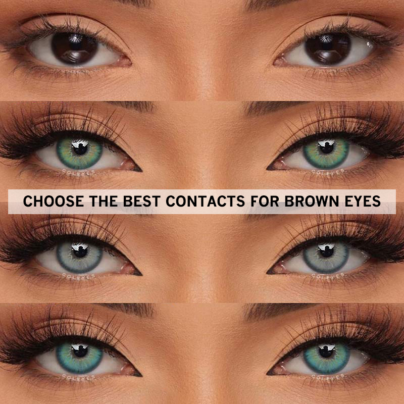 The Best Contacts for Brown Eyes A Guide from Coleyes