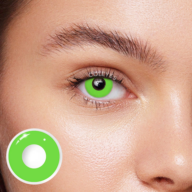 Coleyes Block Brilliant Green Yearly Cosplay Colored Contacts