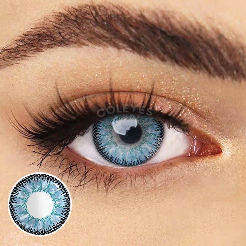 Coleyes Nonno Blue Prescription Yearly Colored Contacts-Coleyes