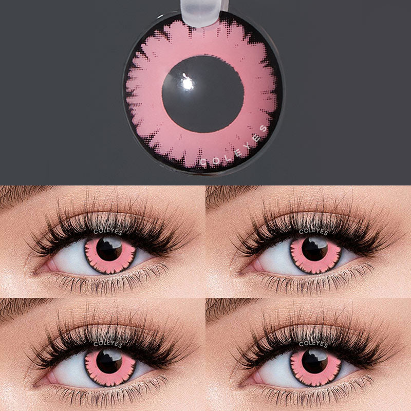 Coleyes Twilight Pink Yearly Colored Contacts-Coleyes
