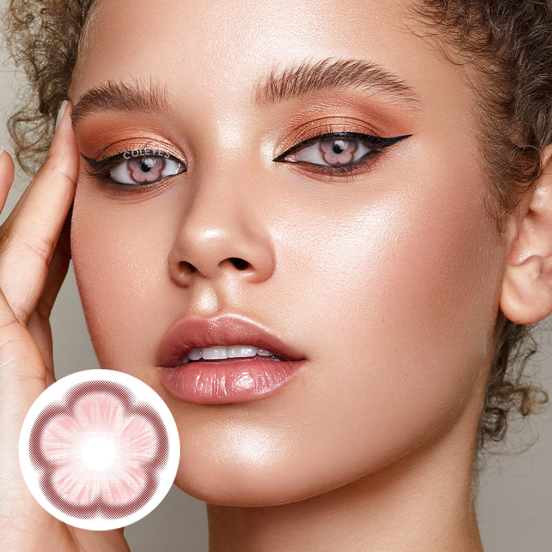 Coleyes Sukura Red Yearly Prescription Colored Contacts