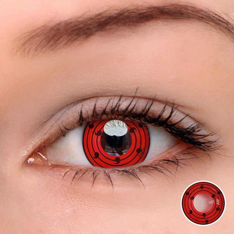 Coleyes Sharingan Red Yearly Prescription Colored Contacts-Coleyes