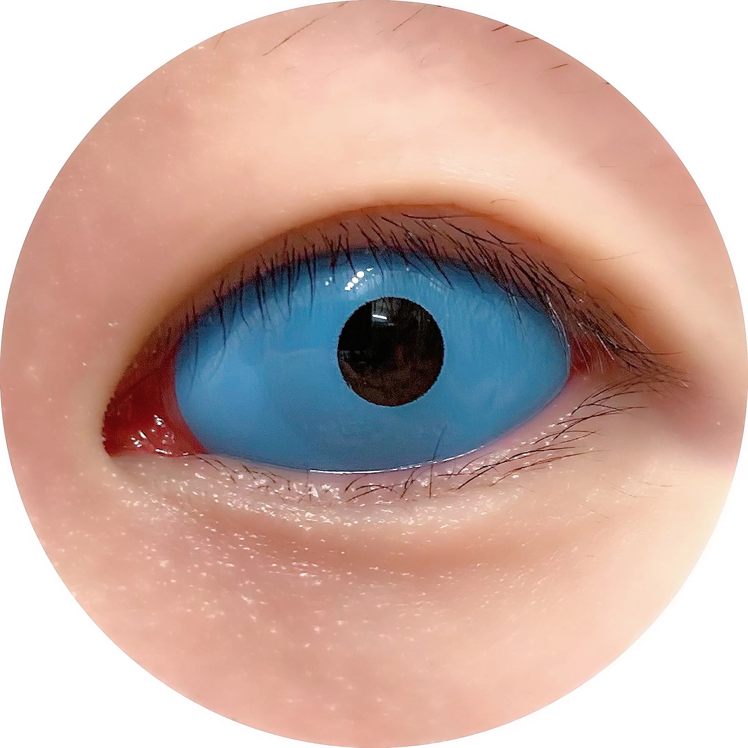 Coleyes Sclera Blue Cosplay Contacts (22mm)