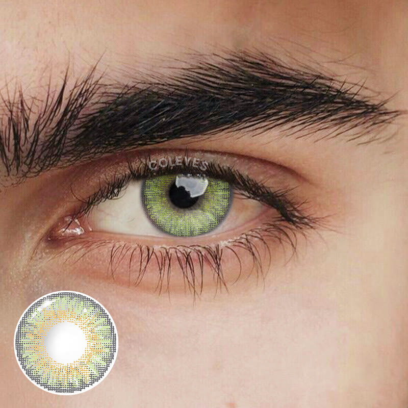 Coleyes 3 Tone Green Men Yearly Colored Contacts