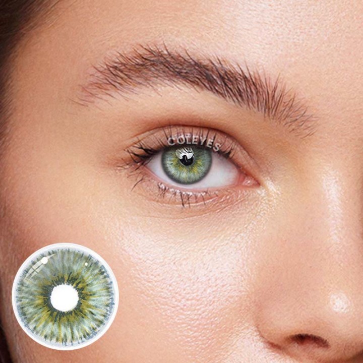 Coleyes Cybervision Green Yearly Colored Contacts