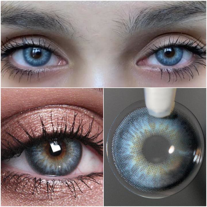 Coleyes Himalaya Blue Yearly Prescription Colored Contacts