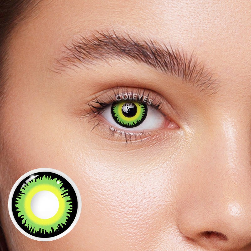 Coleyes Werewolf Green Yearly Cosplay Colored Contacts