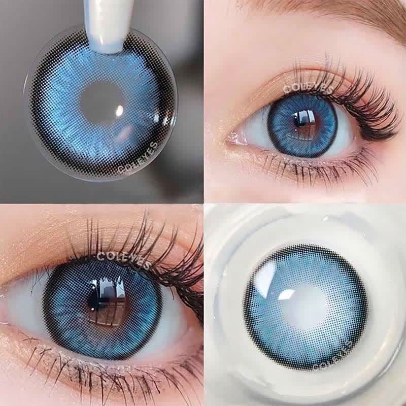 Coleyes Norko Blue Yearly Prescription Colored Contacts-Coleyes