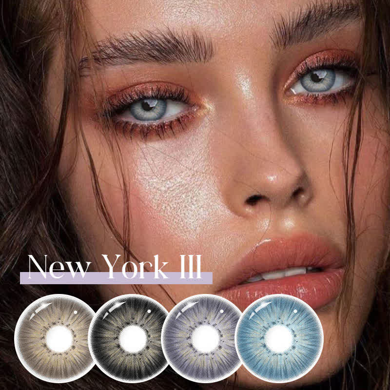 Coleyes New York III Series Yearly Prescription Colored Contacts
