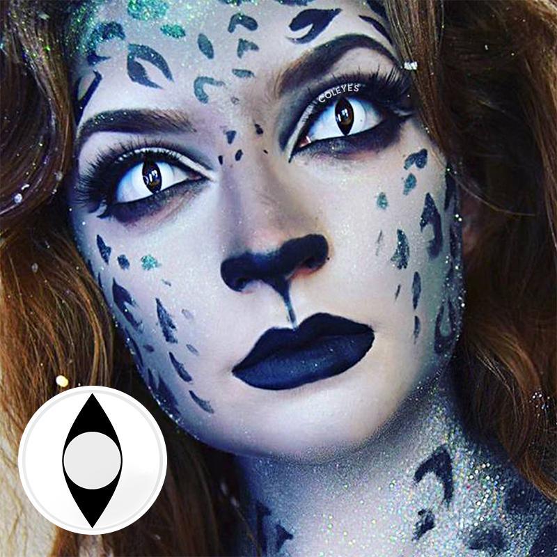 Coleyes Cat Eye White Yearly Colored Contacts