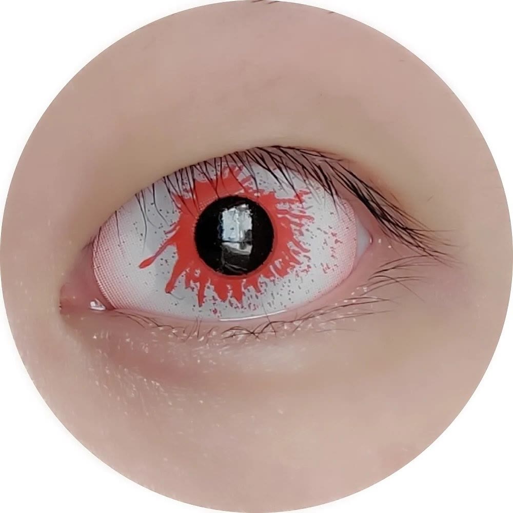 Coleyes Sclera Bloody Zombie Cosplay Contacts (22mm)
