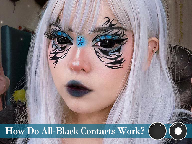 How Do All-Black Contacts Work?