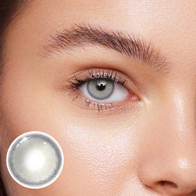 Coleyes Moonbeam Ⅰ Grey Yearly Prescription Colored Contacts