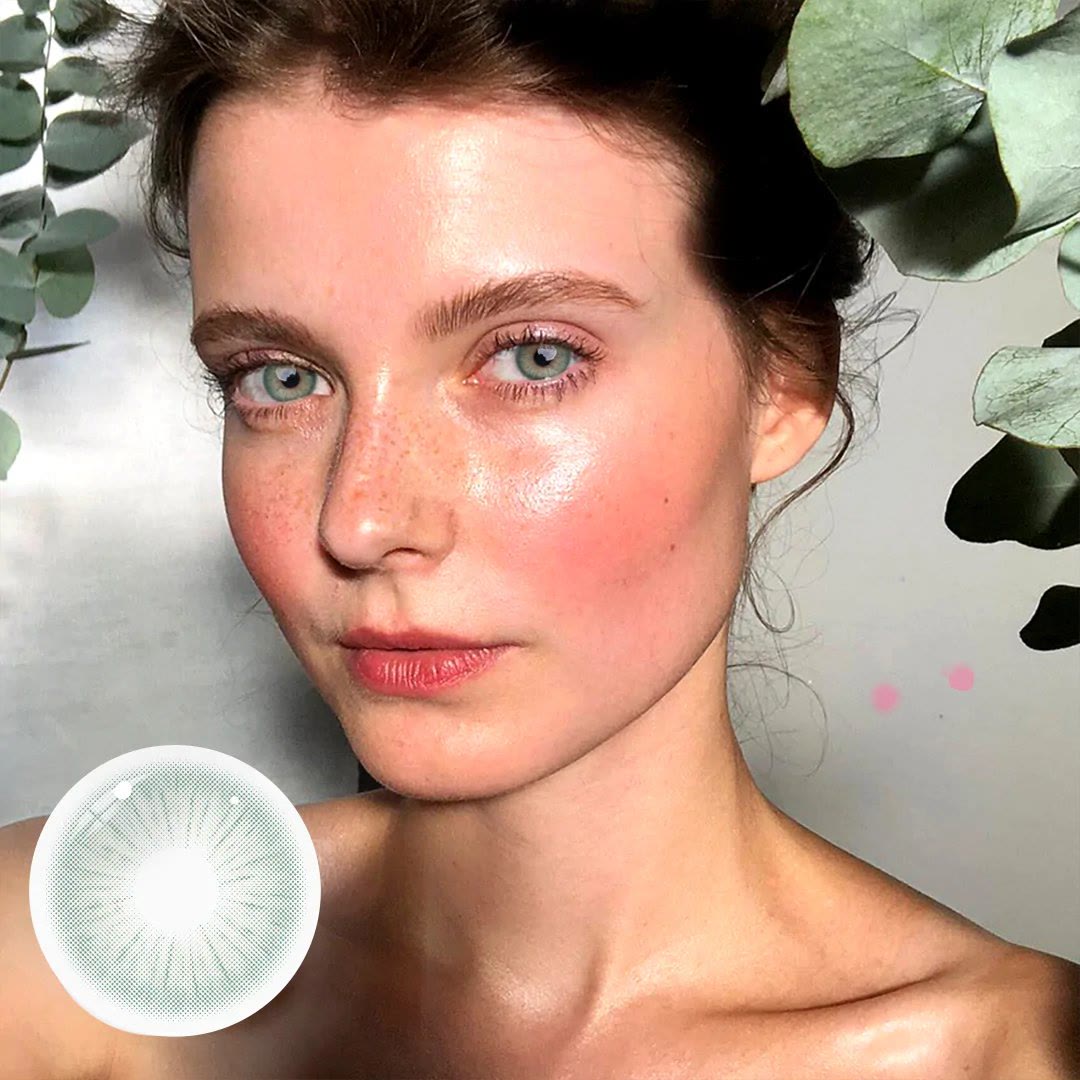 Coleyes Crystal Green Yearly Prescription Colored Contacts