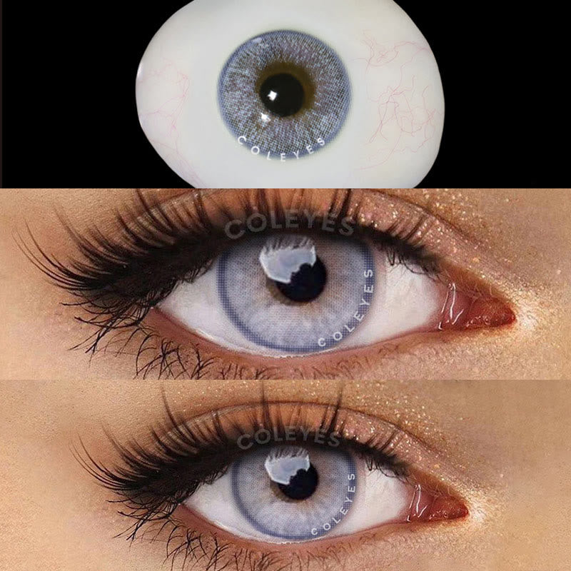 Coleyes Genshin Moon Blue Yearly Prescription Colored Contacts