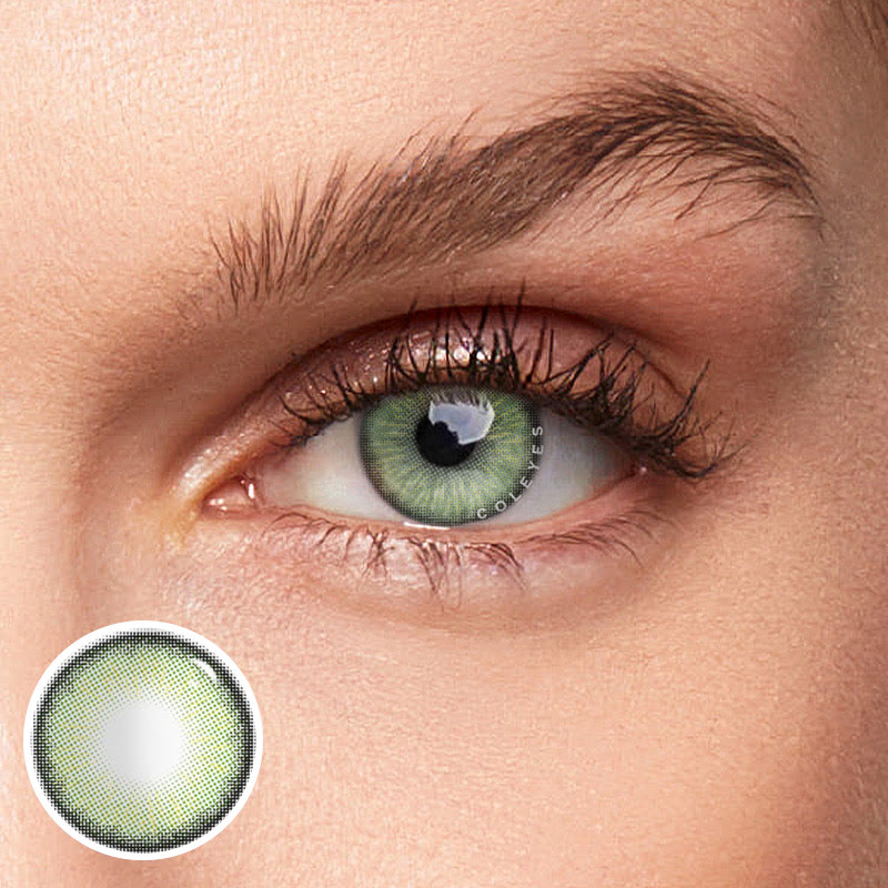 Coleyes Seattle Green Yearly Prescription Colored Contacts