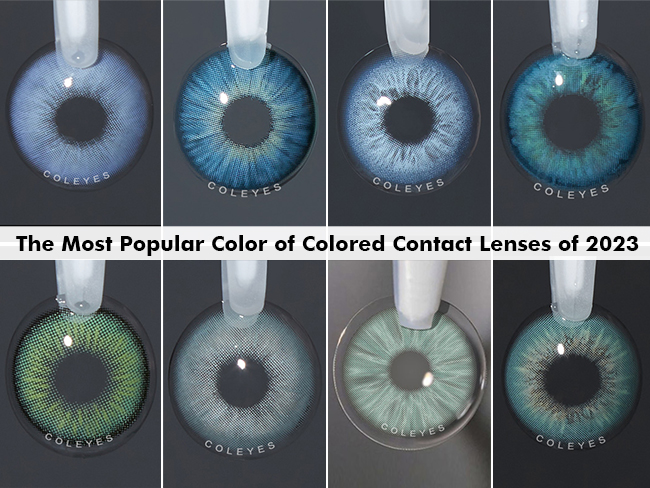 The Most Popular Color of Colored Contact Lenses of 2023 