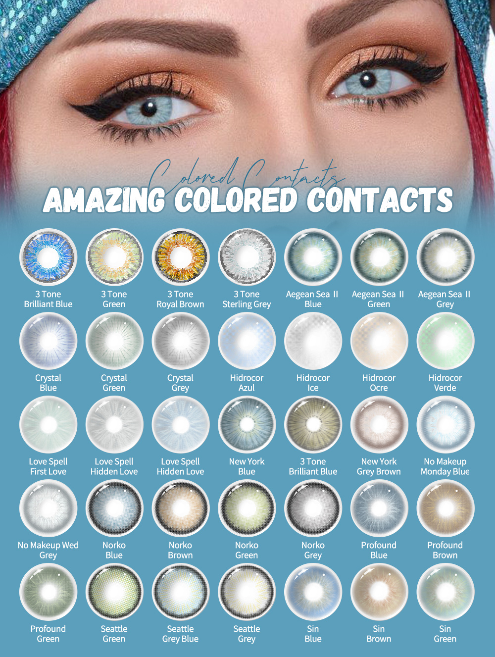 coleyes From Natural to Bold: Exploring Different Colored Contact Options