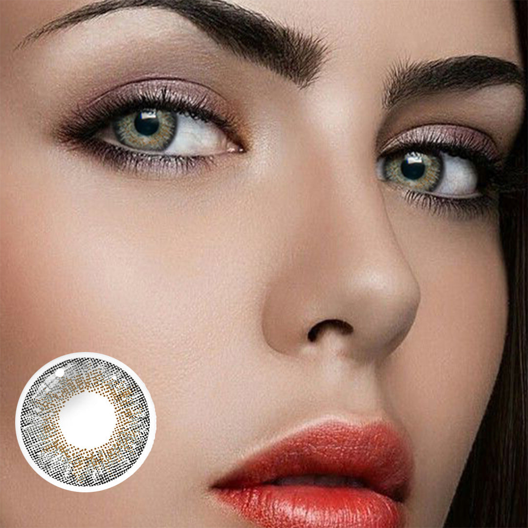 Coleyes 3 Tone Grey Yearly Prescription Colored Contacts