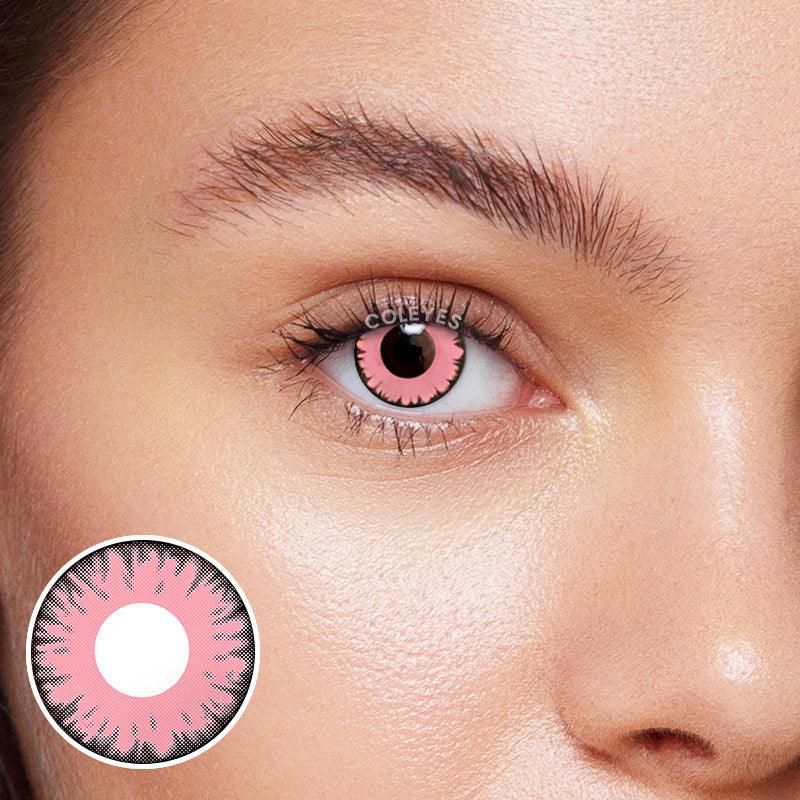 Coleyes Twilight Pink Yearly Colored Contacts-Coleyes