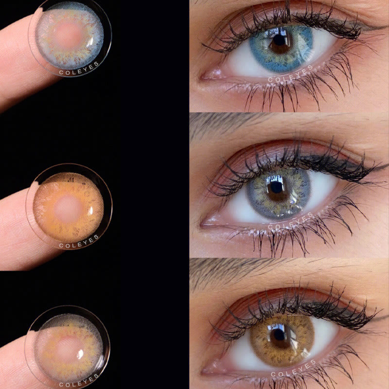 Coleyes Russian Brown Yearly Prescription Colored Contacts