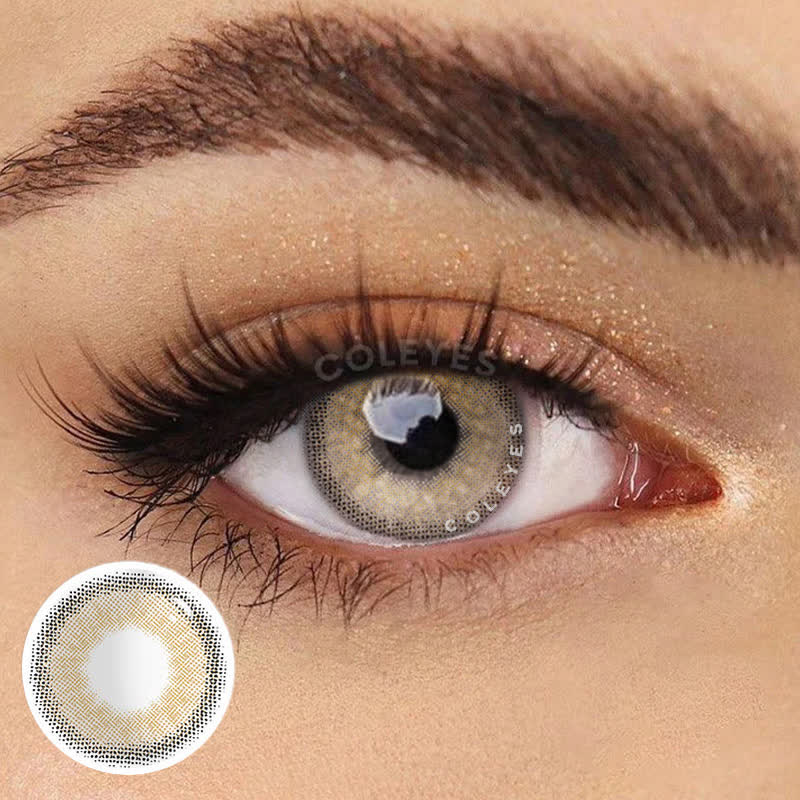 Coleyes Universe Citha Hazel Yearly Prescription Colored Contacts-Coleyes