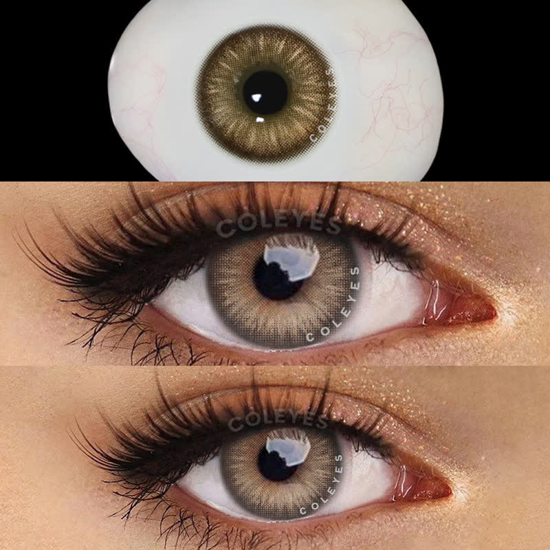 Coleyes Savage Brown Yearly Prescription Colored Contacts