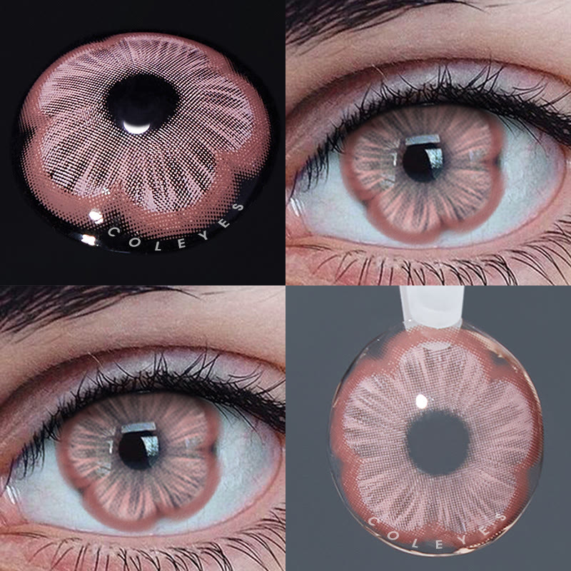 Coleyes Sukura Red Yearly Prescription Colored Contacts