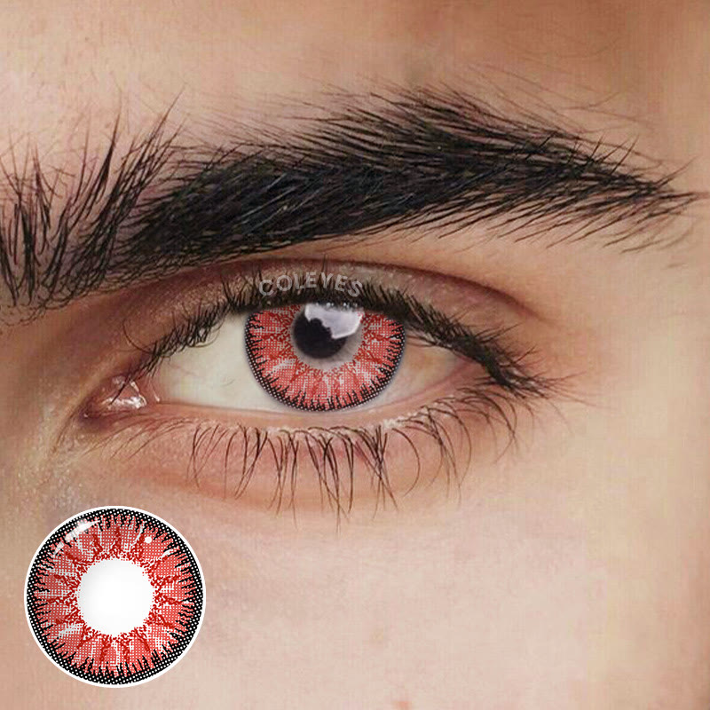 Coleyes Nonno Red Men Yearly Prescription Colored Contacts