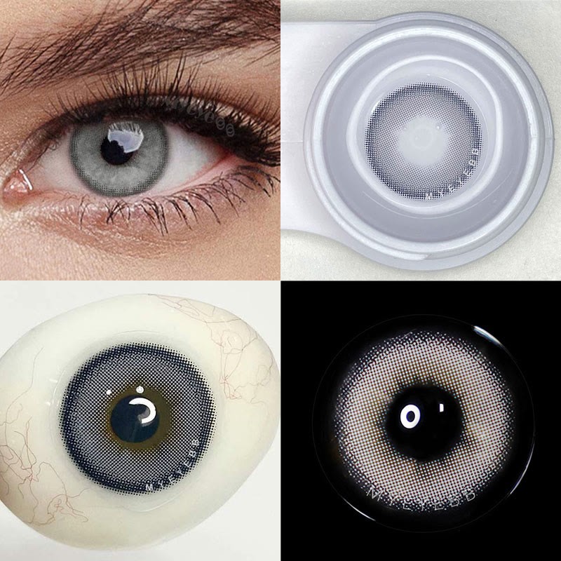 MYEYEBB Jiggle Ring Grey Prescription Colored Contact Lenses