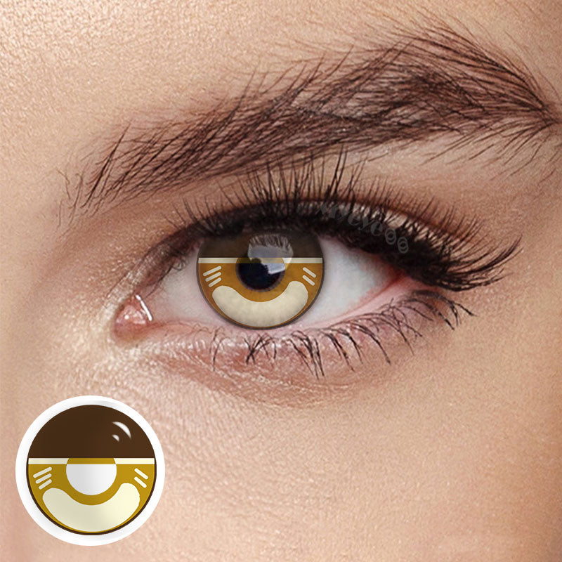 MYEYEBB Blind Agatsuma Zenitsu Cosplay Colored Contact Lenses