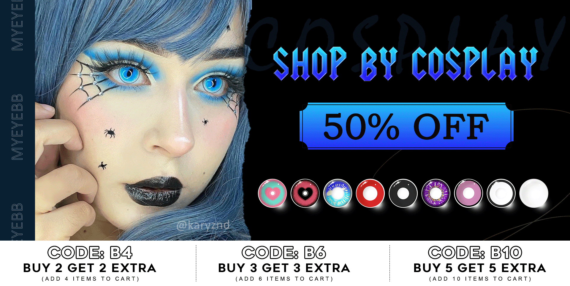 50 OFF Halloween Colored Contacts